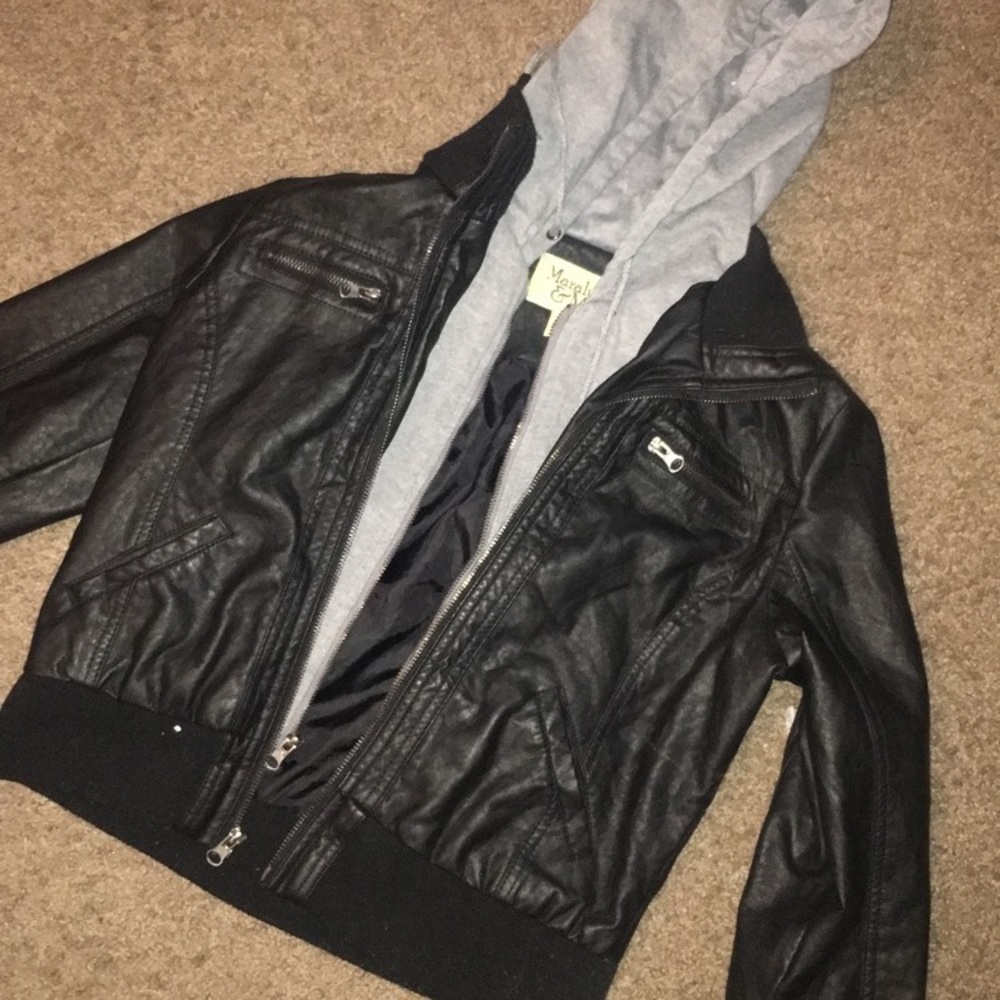 Leather jacket
